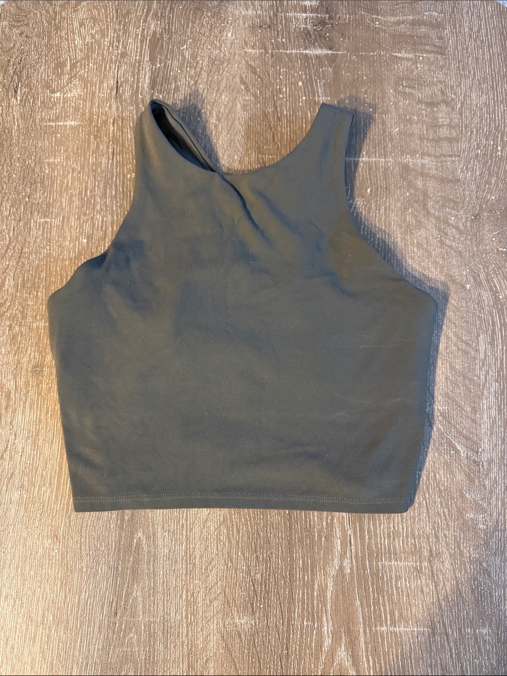 Athleta High Neck Crop Top, Size XS